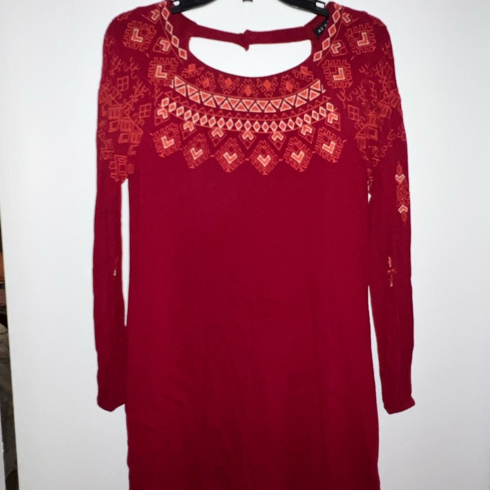 Red shift dress size S